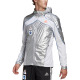 ADIDAS Marathon Nasa Space Hooded Jacket Matte Silver