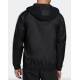 ADIDAS Essentials 3-Stripes Hooded Windbreaker Black