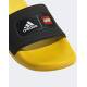 ADIDAS x Lego Adilette Comfort Slides Black/Yellow