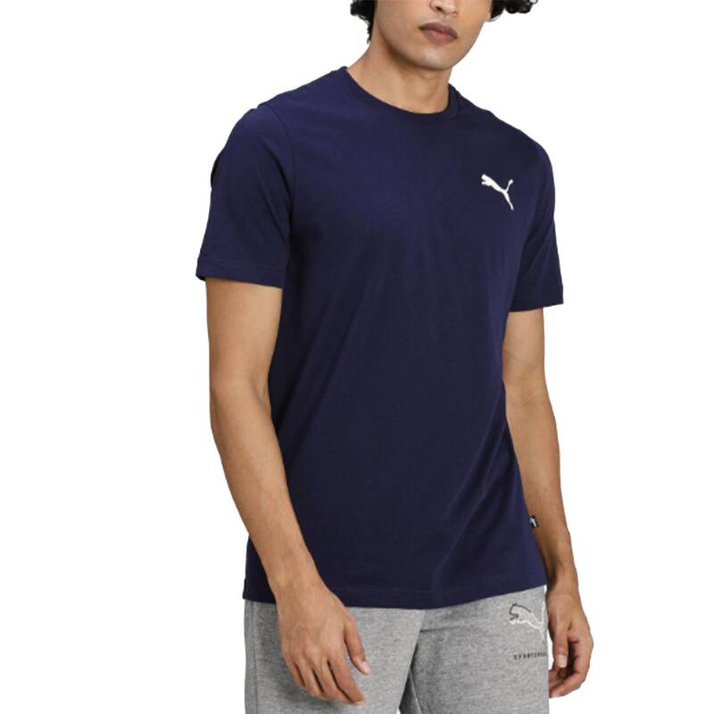 PUMA Essentials Small Logo Tee Navy