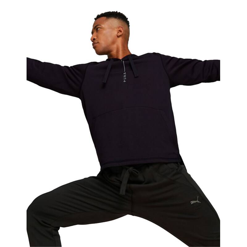 PUMA Studio Plastic-Free Training Hoodie Black