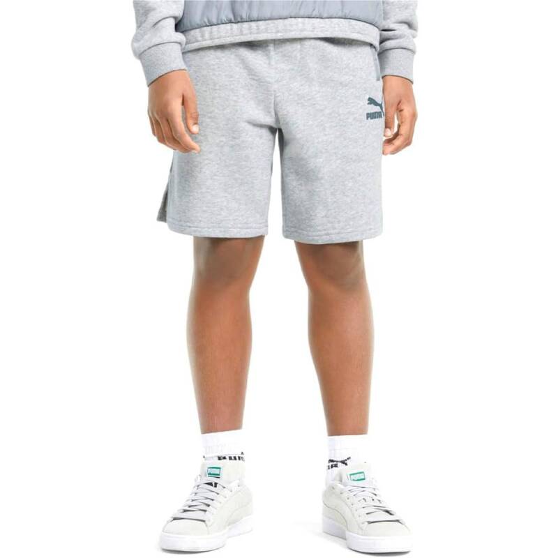 PUMA Matchers Youth Shorts Grey