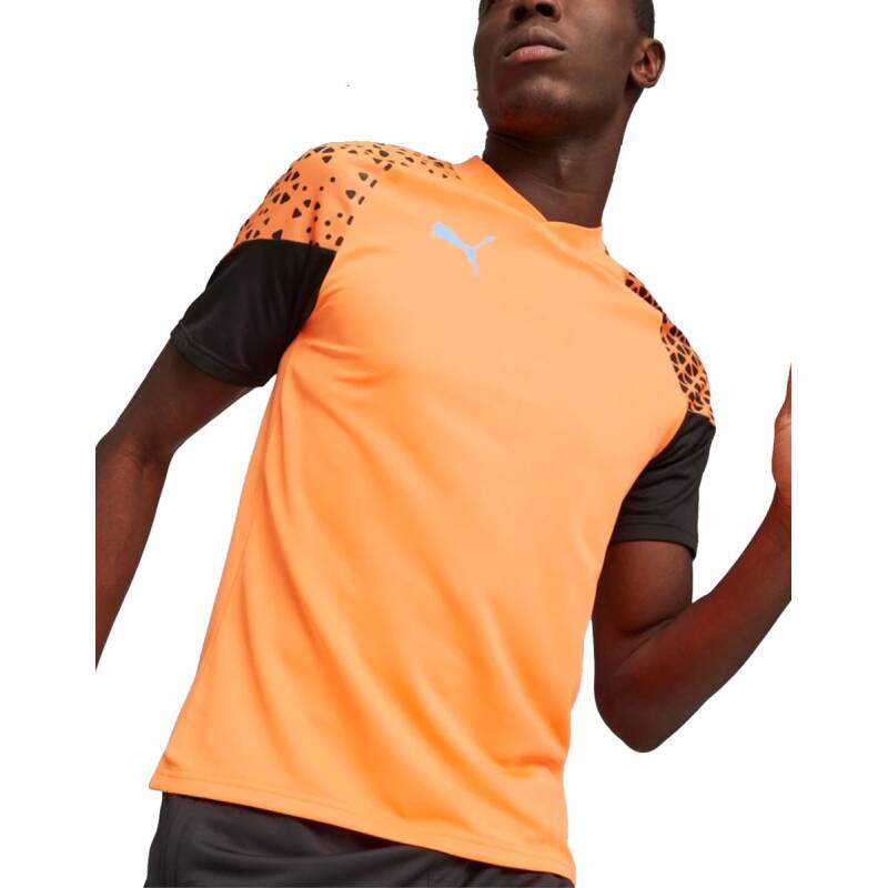 PUMA IndividualCUP Football Tee Orange/Black