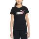 PUMA Essentials Bleach Logo Tee Black