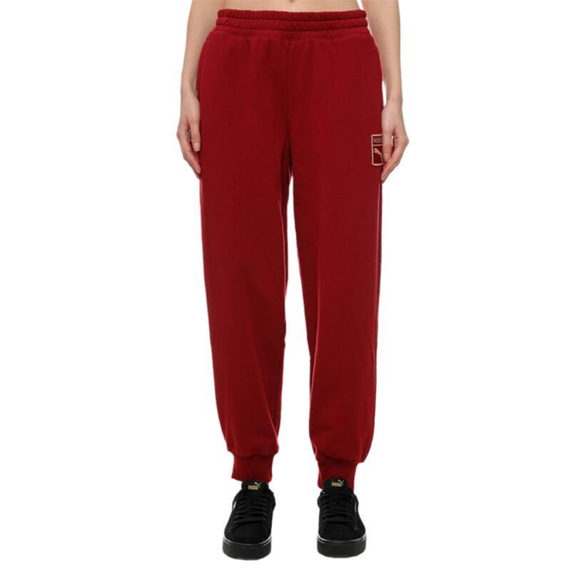 PUMA x Vogue Relaxed Fit Sweatpants Red