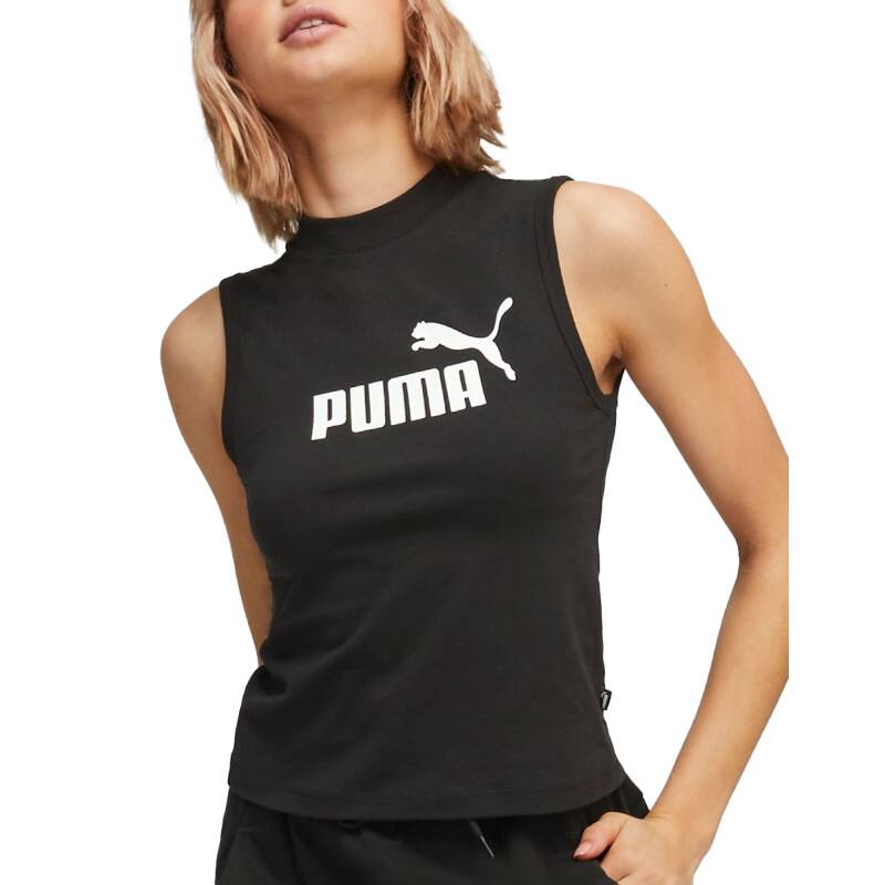 PUMA Essentials High Neck Tank Top Black