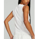 PUMA Essentials High Neck Tank Top White
