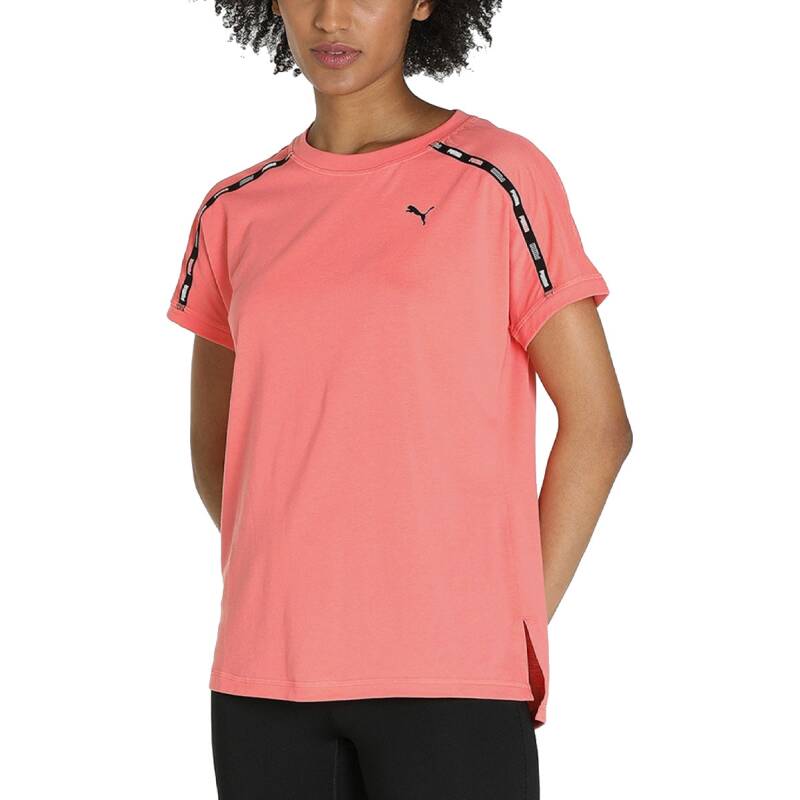 PUMA Logo Boyfriend Training Tee Orange