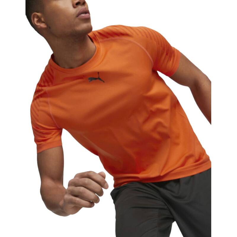 PUMA Train Formknit Seamless Training Tee Orange