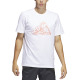 ADIDAS Pass Rock Basketball Graphic Tee White