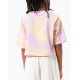 ADIDAS Originals Graphic Print Cropped Tee Purple/Yellow