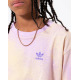 ADIDAS Originals Graphic Print Cropped Tee Purple/Yellow