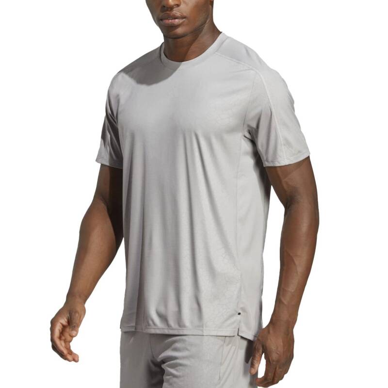 ADIDAS Workout Pu Print Tee Grey