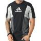 ADIDAS Sportswear Essentials Colorblock Tee Black/Grey