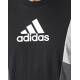 ADIDAS Sportswear Essentials Colorblock Tee Black/Grey