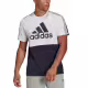 ADIDAS Sportswear Essentials Colorblock Tee White/Blue