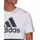 ADIDAS Sportswear Essentials Colorblock Tee White/Blue