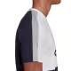 ADIDAS Sportswear Essentials Colorblock Tee White/Blue