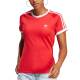 ADIDAS Originals Adicolor Classics Slim 3-Stripes Tee Red