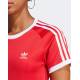 ADIDAS Originals Adicolor Classics Slim 3-Stripes Tee Red