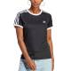 ADIDAS Originals Adicolor Classics Slim 3-Stripes Tee Black