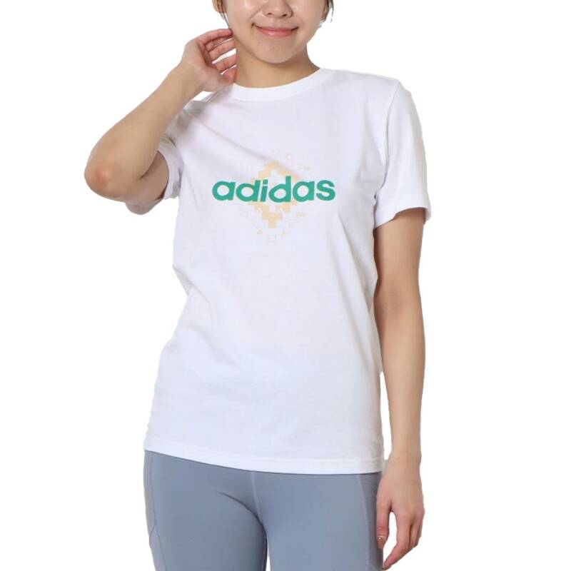 ADIDAS Sportswear Woven Graphic Tee White