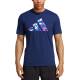 ADIDAS Essentials Seasonal Logo Training Tee Blue