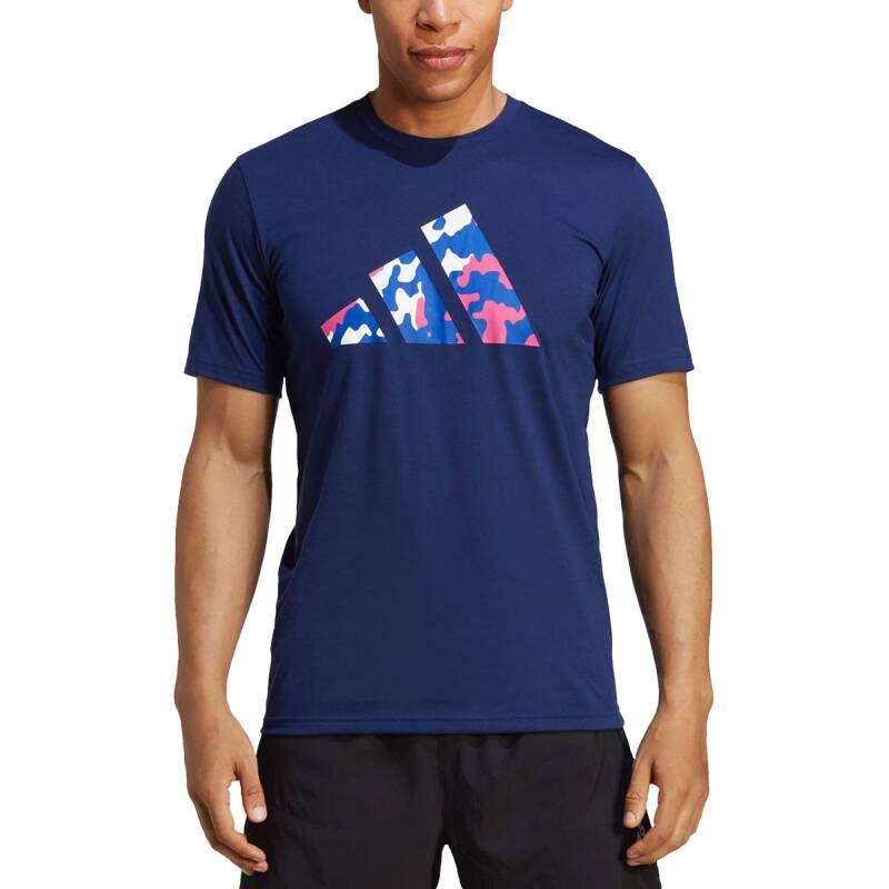 ADIDAS Essentials Seasonal Logo Training Tee Blue