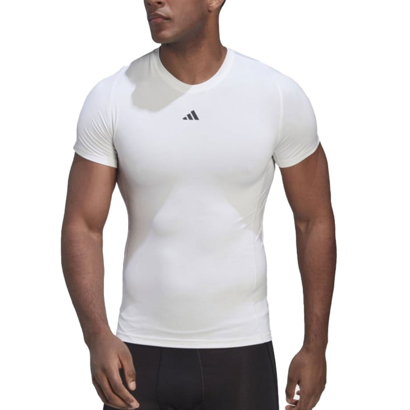 ADIDAS Techfit Training Tee White