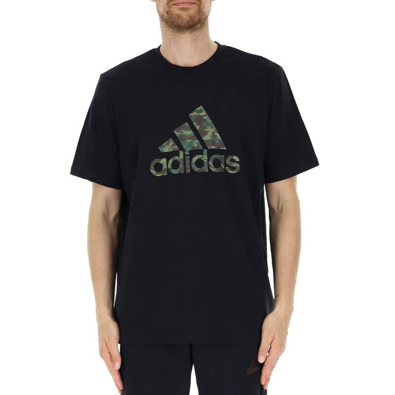 ADIDAS Sportswear Camo Short Sleeve Tee Black