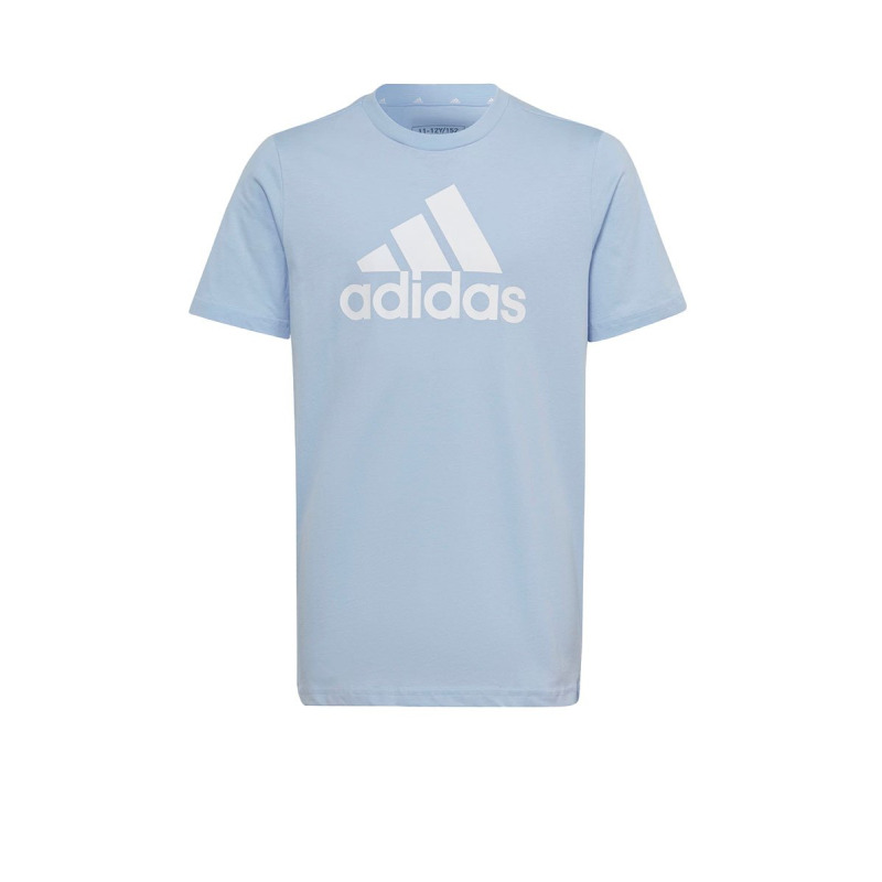 ADIDAS Sportswear Essentials Big Logo Cotton Tee Blue Dawn