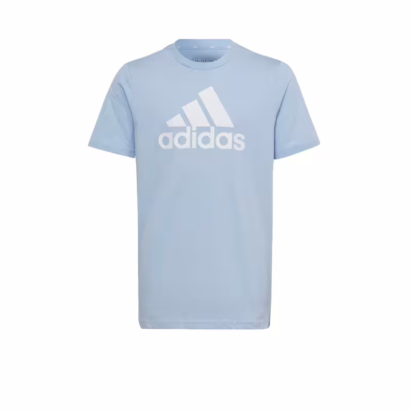 ADIDAS Sportswear Essentials Big Logo Cotton Tee Blue Dawn
