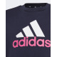 ADIDAS Essentials Two Color Big Logo Cotton Tee Navy