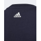 ADIDAS Essentials Two Color Big Logo Cotton Tee Navy