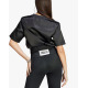 ADIDAS Originals Satin Rib Waistband Loose Tee Black