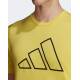 ADIDAS Train Icons 3-Bar Training Tee Yellow