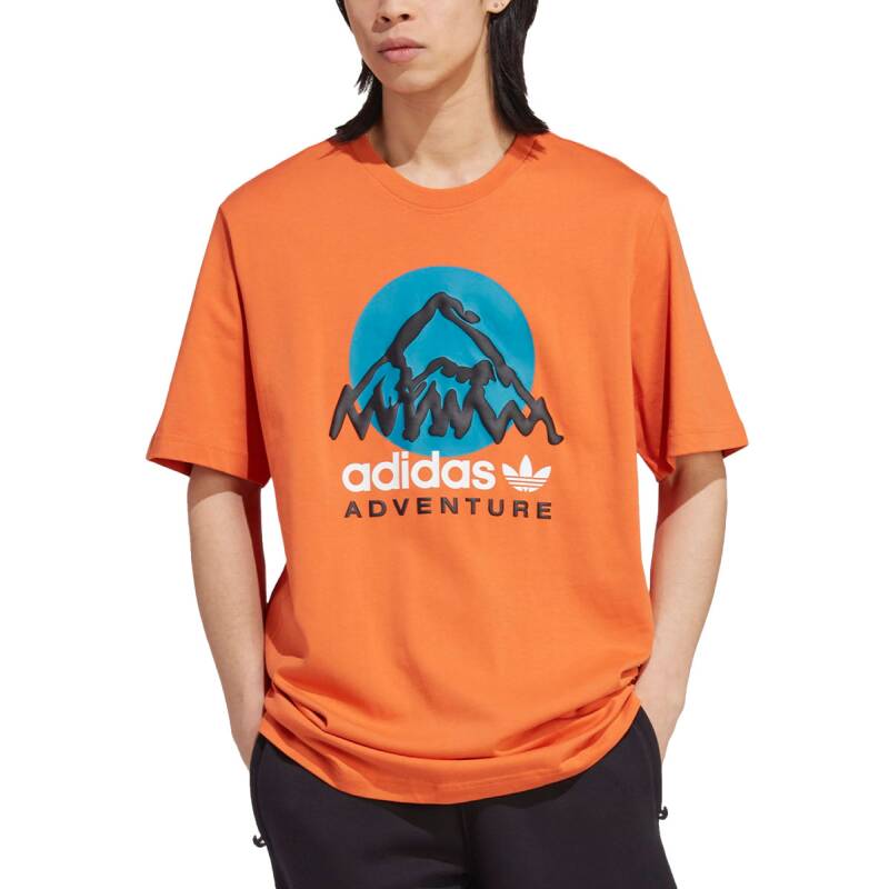 ADIDAS Originals Adventure Mountain Front Tee Orange