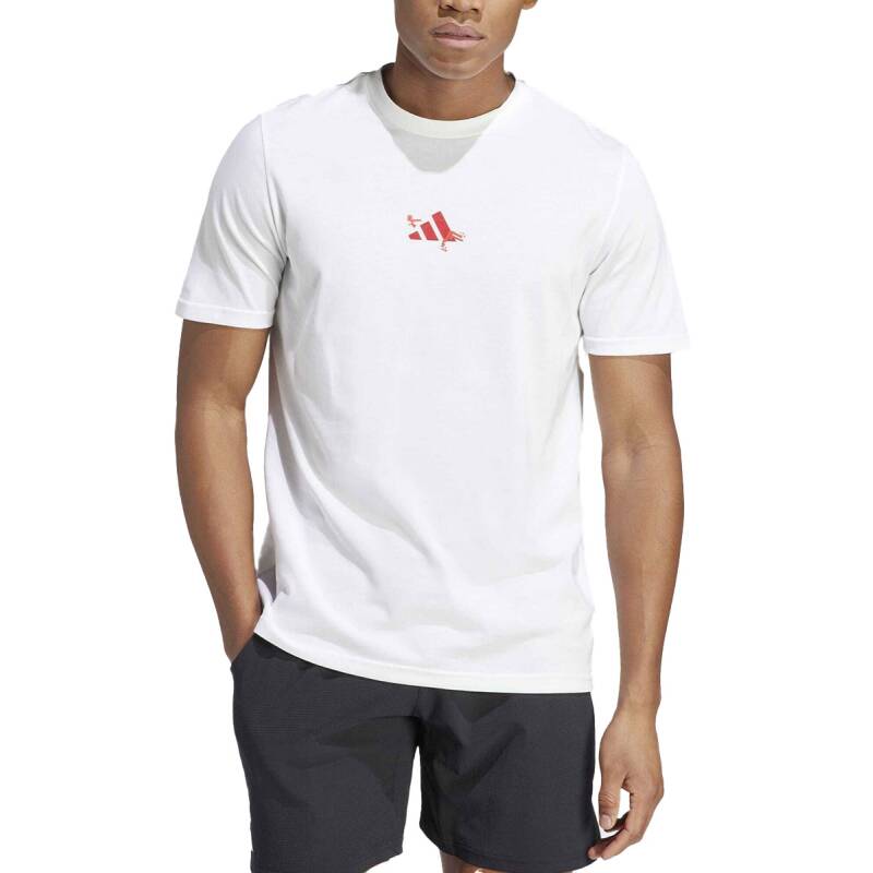 ADIDAS x Roland Garros Graphic Tennis Tee White