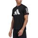 ADIDAS Training FreeLift 3-Stripes Tee Black