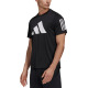 ADIDAS Training FreeLift 3-Stripes Tee Black