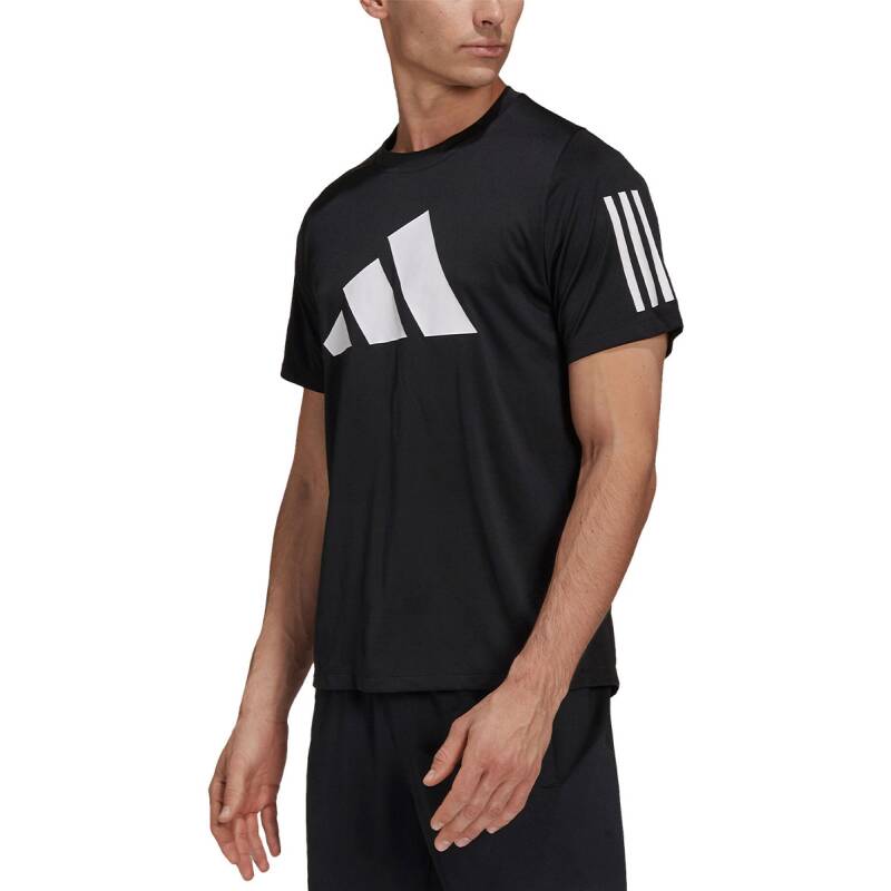 ADIDAS Training FreeLift 3-Stripes Tee Black