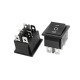 Kлюч RS606, 6pin, 3 положения, черен, 250VAC, 16A, 30x25mm