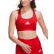 ADIDAS Powerreact Training Medium-Support Bra Red