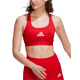 ADIDAS Powerreact Training Medium-Support Bra Red