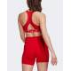 ADIDAS Powerreact Training Medium-Support Bra Red