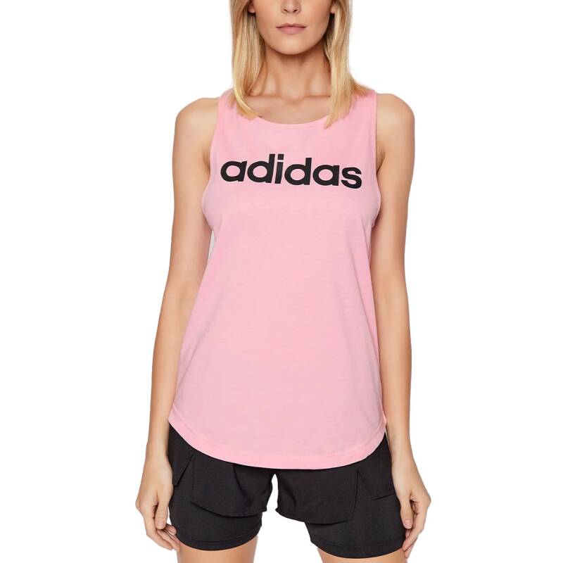 ADIDAS Essentials Loose Logo Tank Top Pink