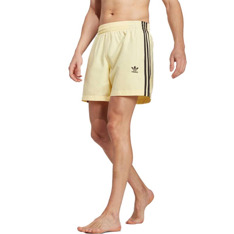 ADIDAS Originals Adicolor 3-Stripes Swim Shorts Yellow