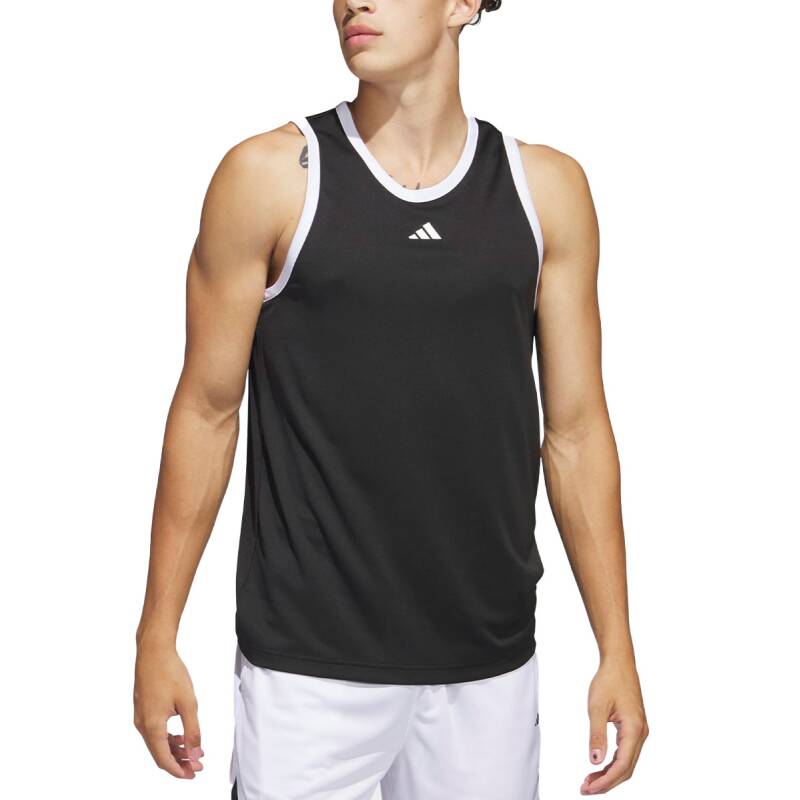 ADIDAS Legends Basketball 3-Stripes Tank Top Black