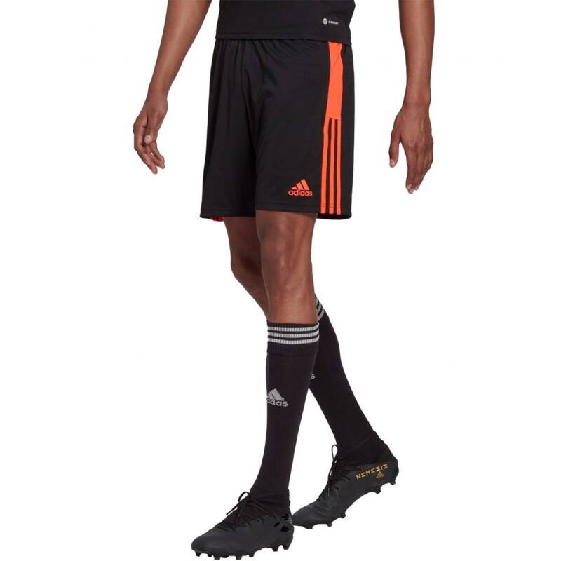 ADIDAS Tiro Essentials Training Shorts Black/Orange