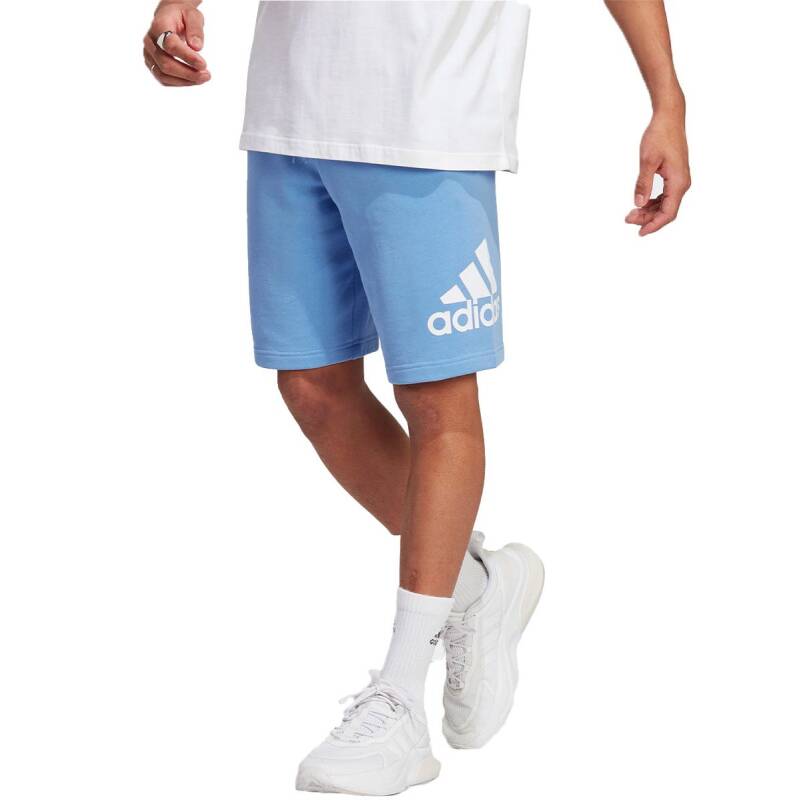 ADIDAS Sportswear Essentials Big Logo French Terry Shorts Blue